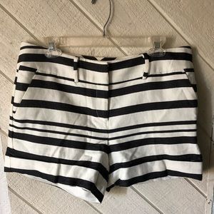 New York & Co. navy and white shorts